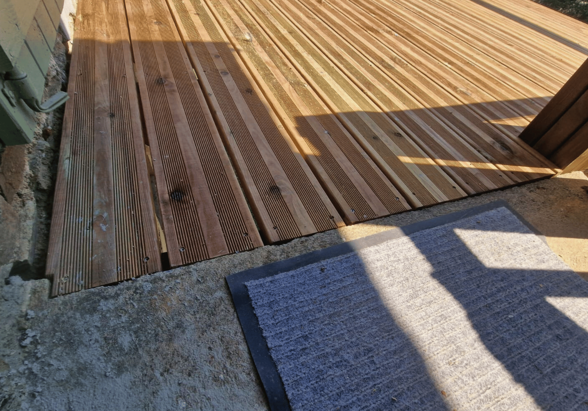 pergolas bois adossée et terrasse